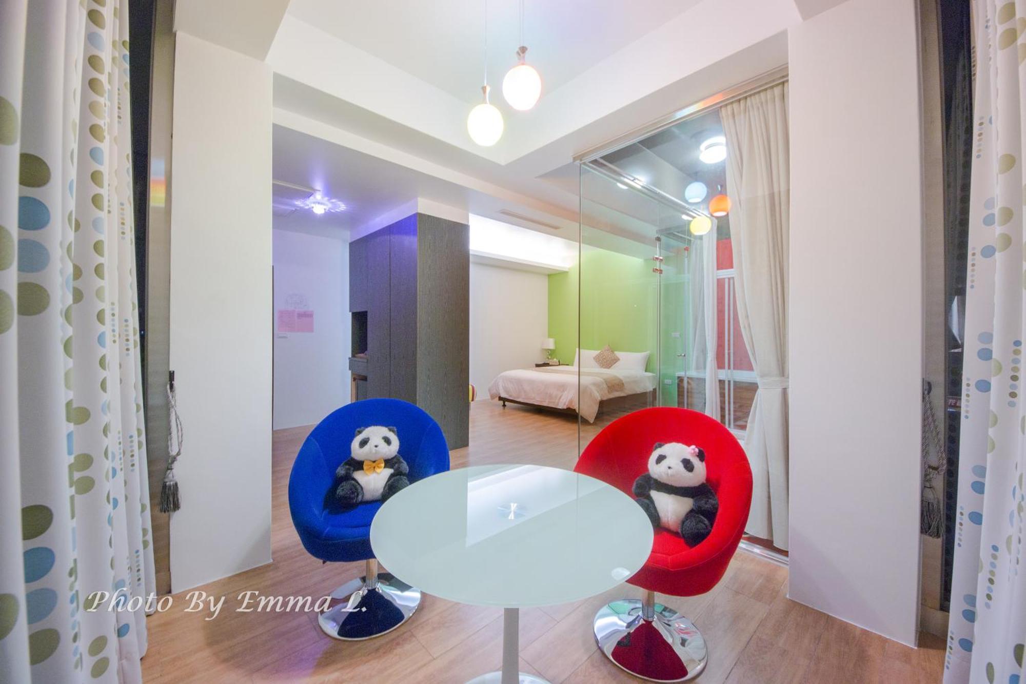 Colorful Fish Cottage Zhuangwei Rom bilde