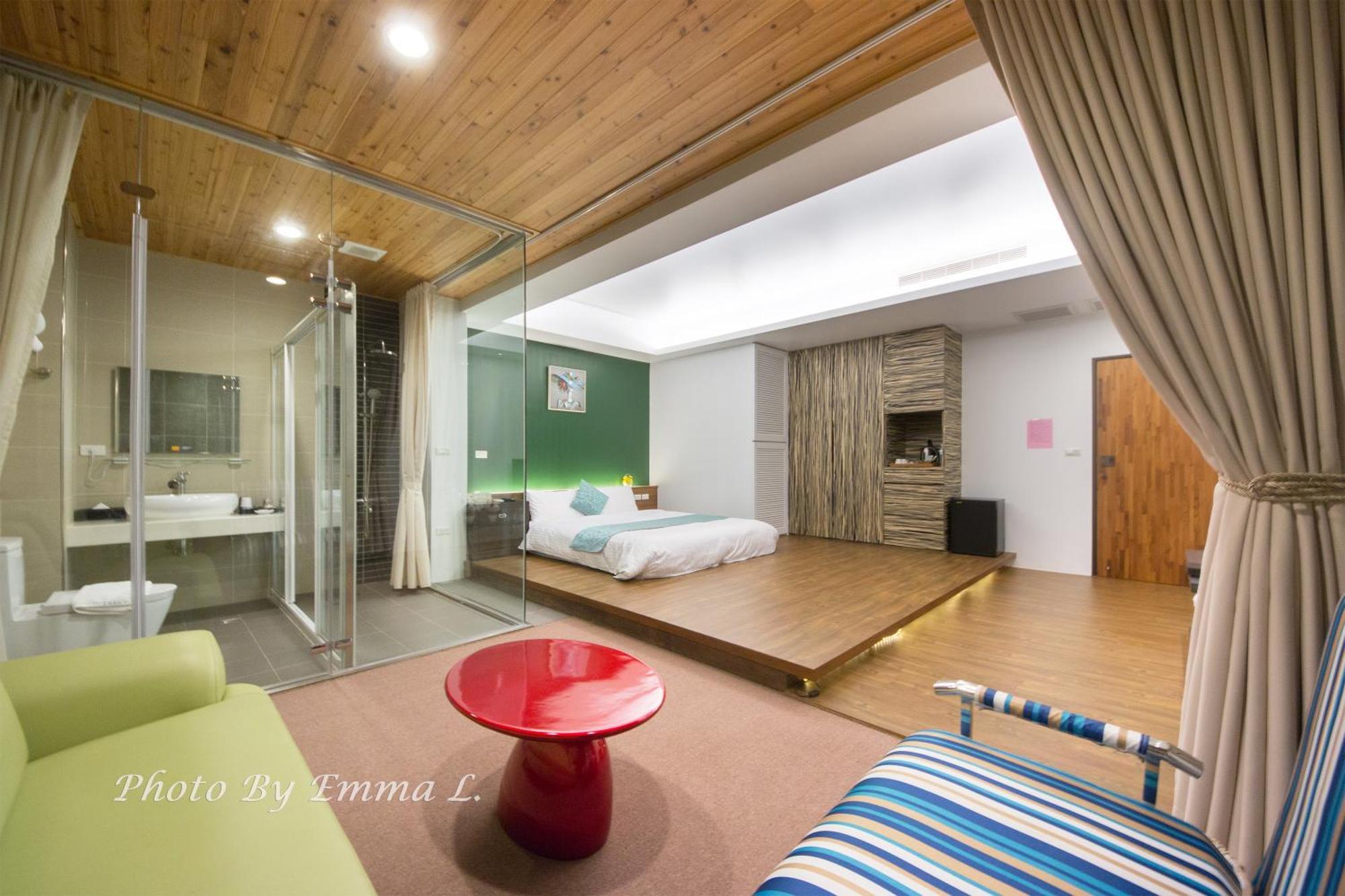 Colorful Fish Cottage Zhuangwei Rom bilde